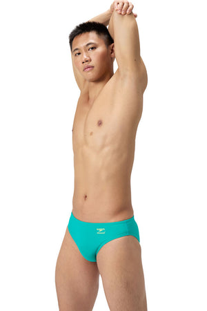 Speedo Mens Endurance+ Turquoise Gem Solid Brief