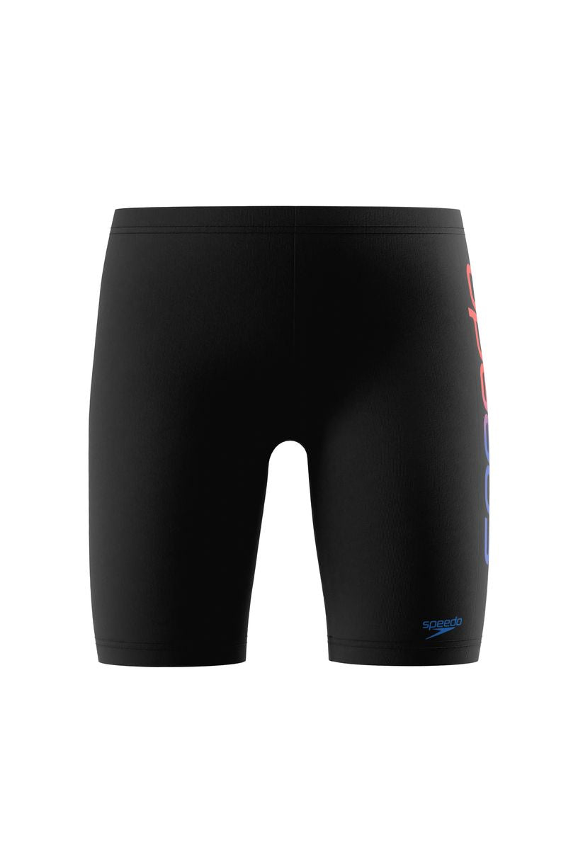 Speedo Boys Sport Logo Jammer - Black