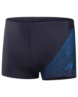 Speedo Mens Medley Logo Aquashort - True Navy/ True Cobalt