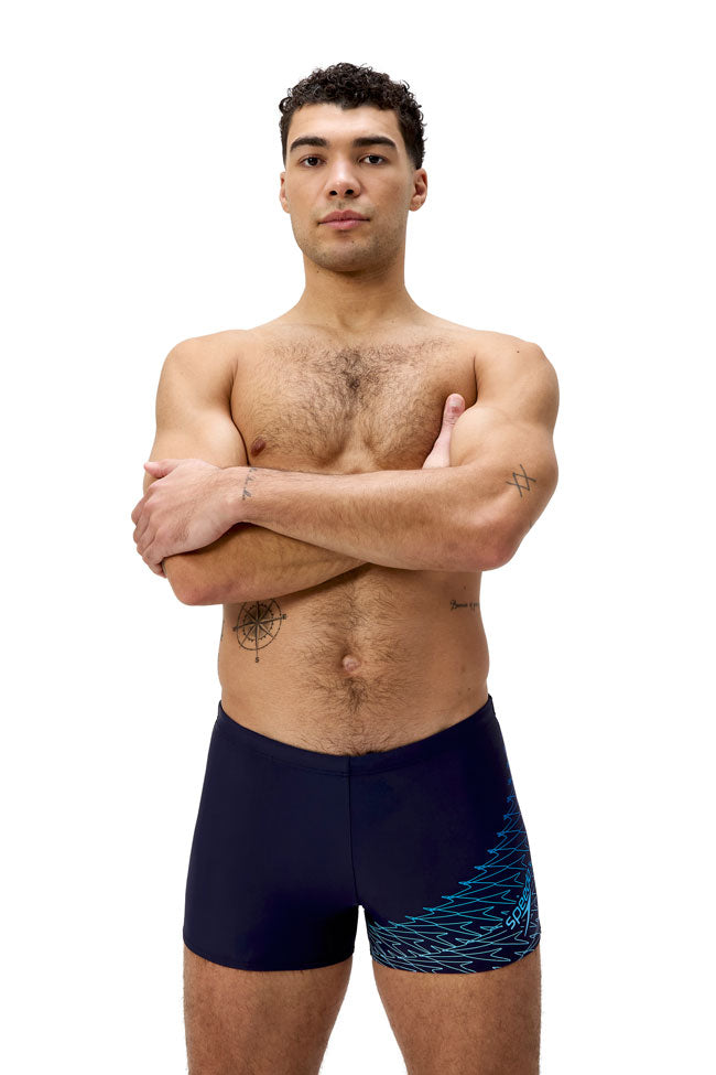 Speedo Mens Endura Flex Medly Logo Aquashort