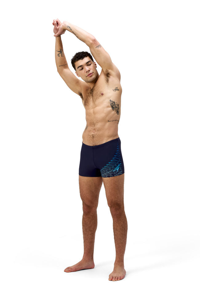 Speedo Mens Endura Flex Medly Logo Aquashort