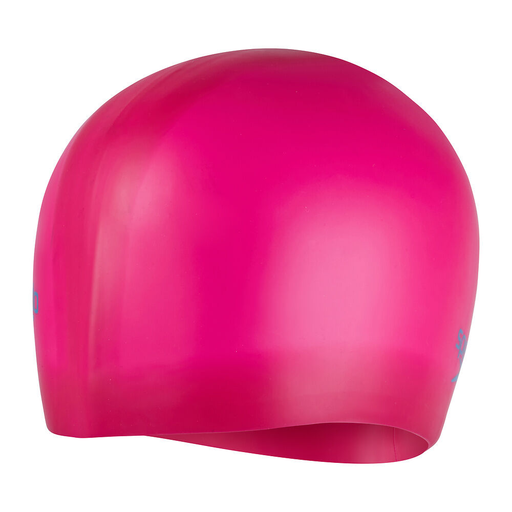 Speedo Junior Long Hair Cap - Pink/Blue