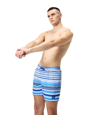 Speedo Mens Printed Leisure 16inch Water Short - Sevres Blue