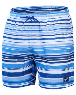 Speedo Mens Printed Leisure 16inch Water Short - Sevres Blue