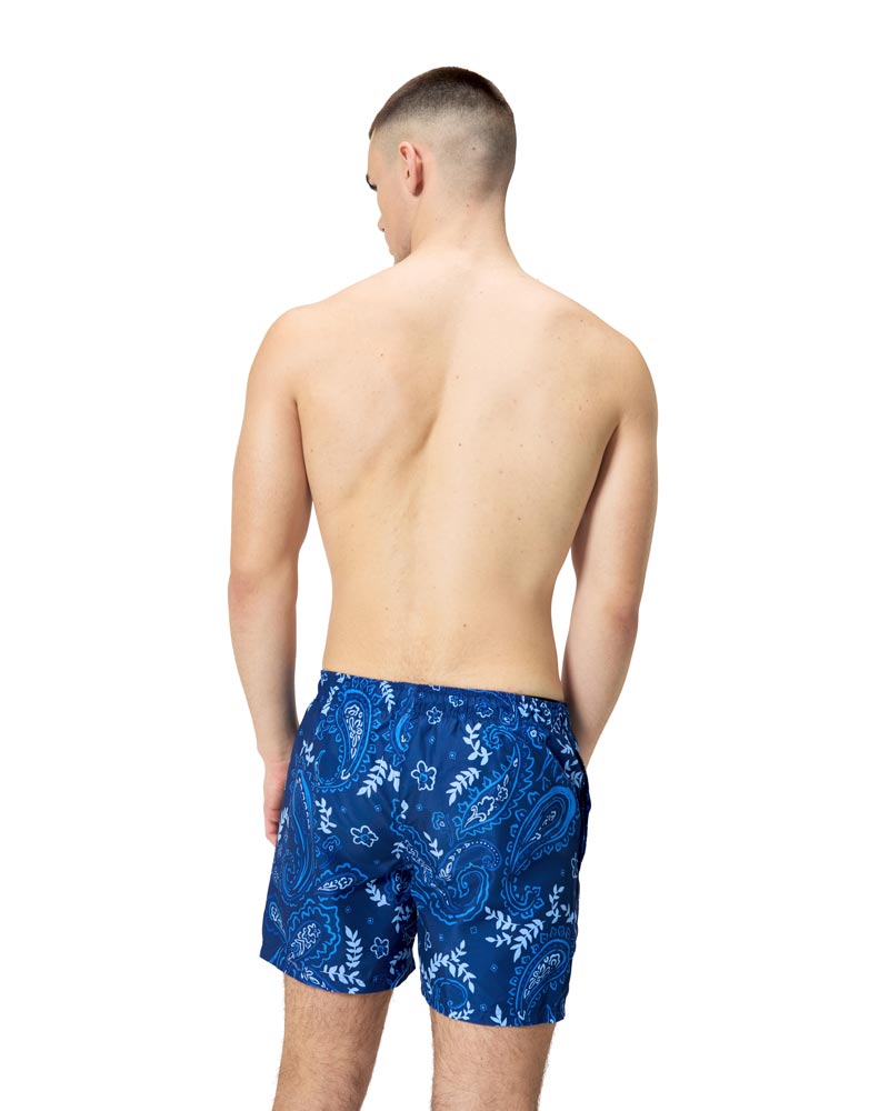 Speedo Mens Printed Leisure 16inch Water Short - Cerulean Blue