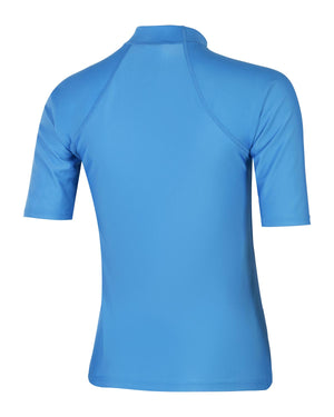 Speedo Womens Short Sleeve Rash Top - Sevres Blue