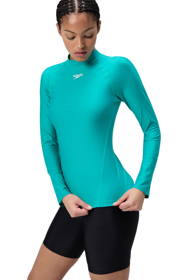 Speedo Womens Long Sleeve Rash Vest - Splish Splash Swimwear