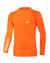 Speedo Junior Boys Long Sleeve Rash Top - Fluro Orange