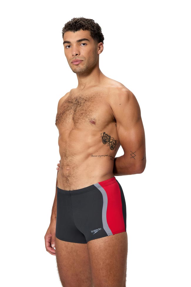 Speedo Mens Splice Aquashort - Solid