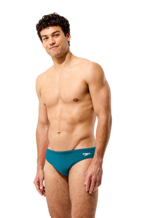 Speedo Mens 2.5" Logo Brief - Teal Abyss