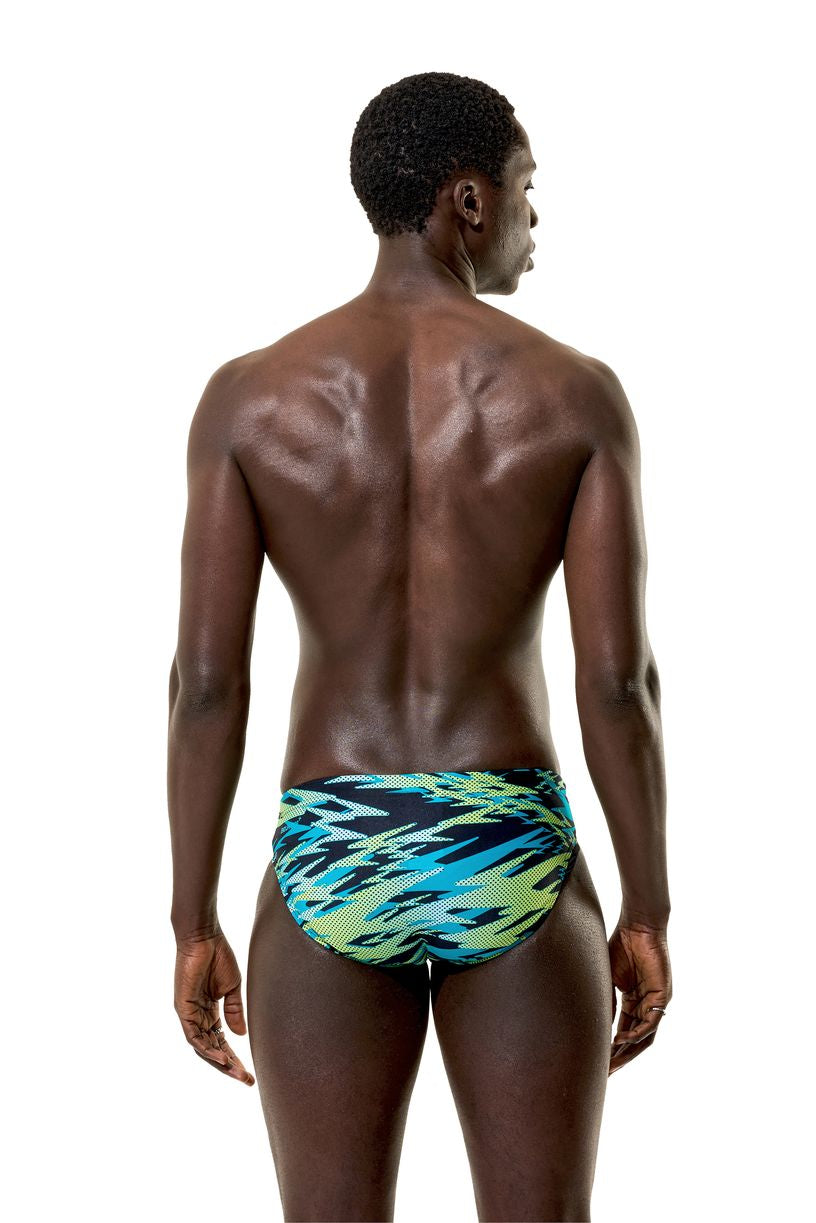 Speedo Mens 2.5" Printed Brief - Hyperboom