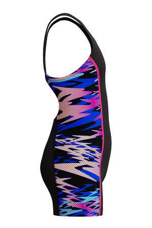 Speedo Girls Splice Muscleback Legsuit - Hyperboom