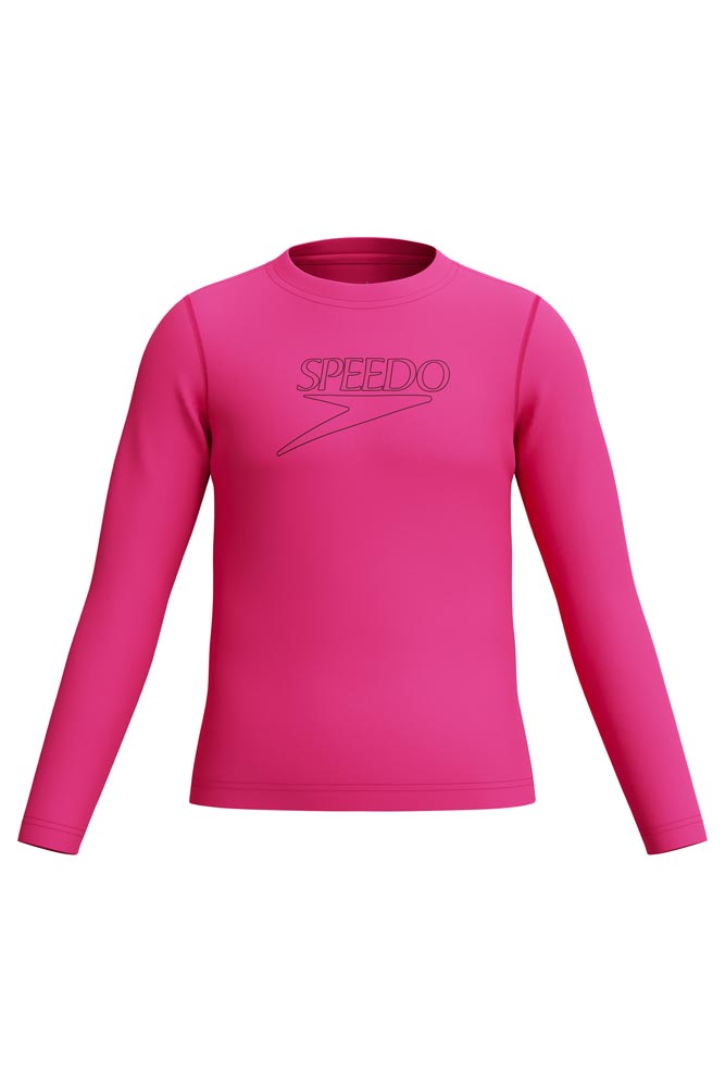 Speedo Girls Long Sleeve Rashvest - Classic