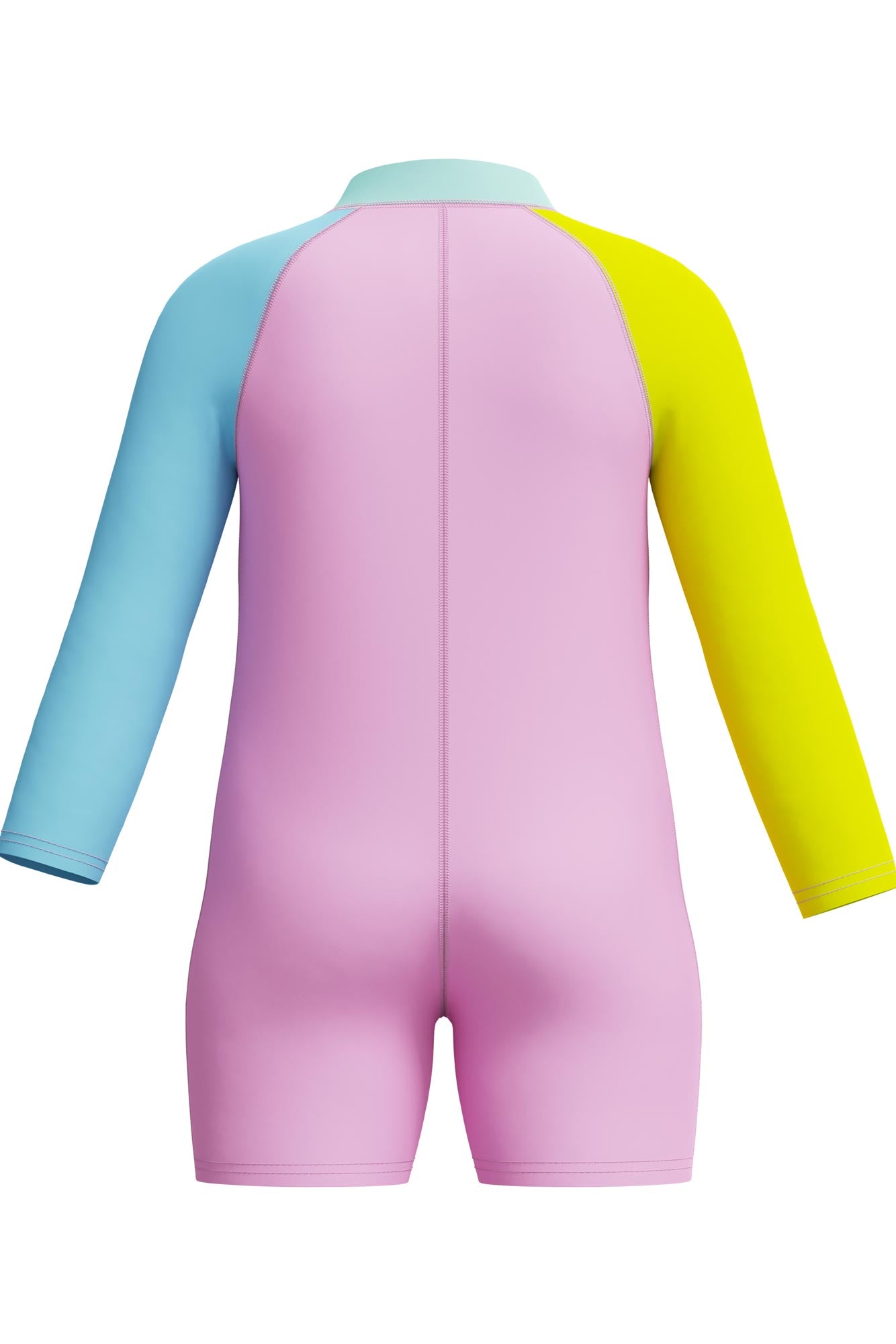 Speedo Toddler Girls Long Sleeve Zip Front Sunsuit - Classic
