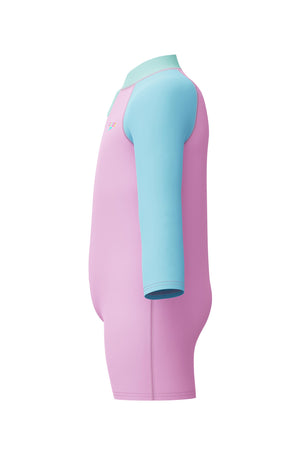 Speedo Toddler Girls Long Sleeve Zip Front Sunsuit - Classic