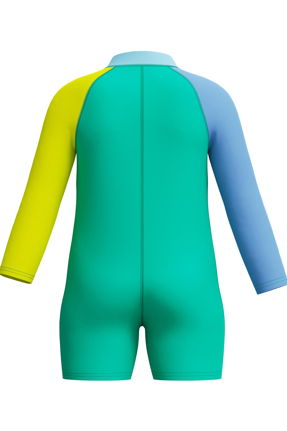 Speedo Toddler Boys Long Sleeve Zip Front Sunsuit - Classic