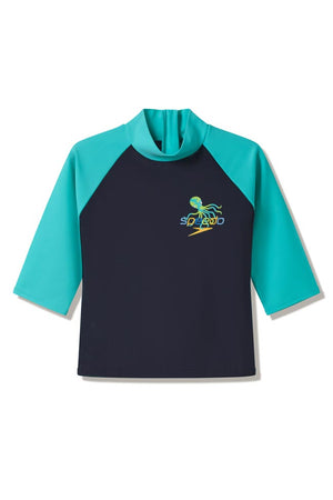 Speedo Toddler Boys Long Sleeve Printed Rashguard - Deep Sea Friends