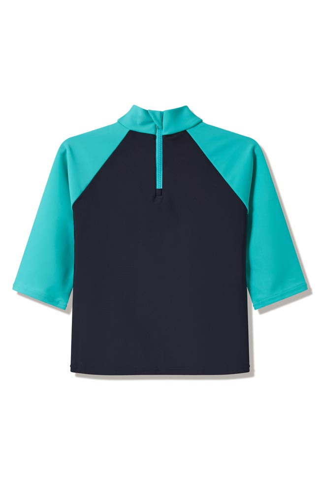 Speedo Toddler Boys Long Sleeve Printed Rashguard - Deep Sea Friends
