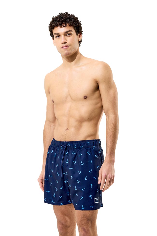 Speedo Mens Printed Rendondo Edge Volley 16" Watershort - Sail Away