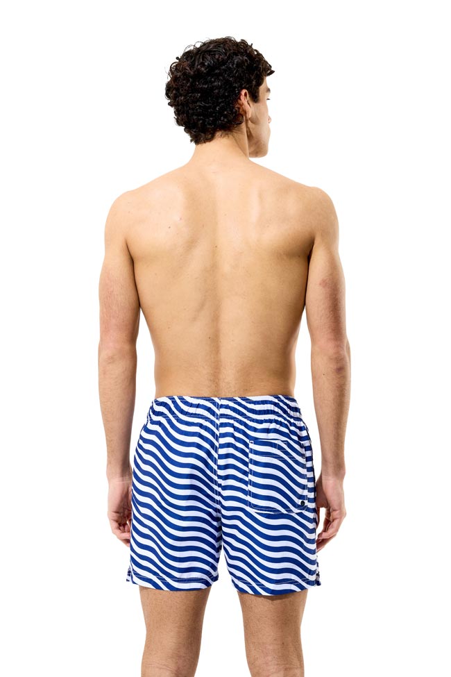Speedo Mens Printed Rendondo Edge Volley 16" Watershort - Night Watch Stripe
