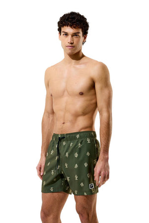 Speedo Mens Printed Rendondo Edge Volley 16" Watershort - Gulf Stream