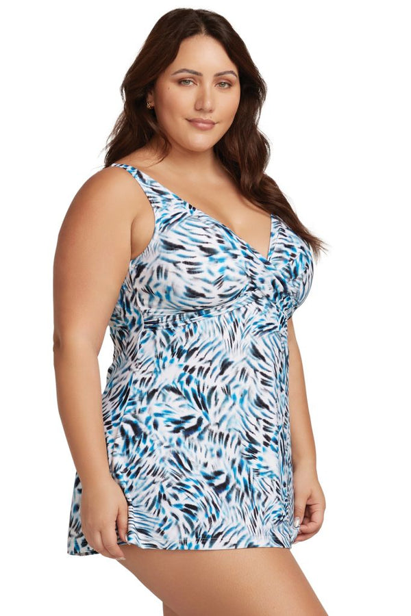 Artesands Delacroix Swimdress - Ze Blue - Splish Splash Swimwear