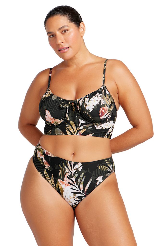 Artesands Monet Curve Fit Mid Rise Swim Pant - Neo Du Palmis