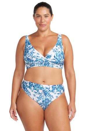 Artesands Bois De Croix Monet Curve Fit Mid Rise Swim Pant - Bois De Croix