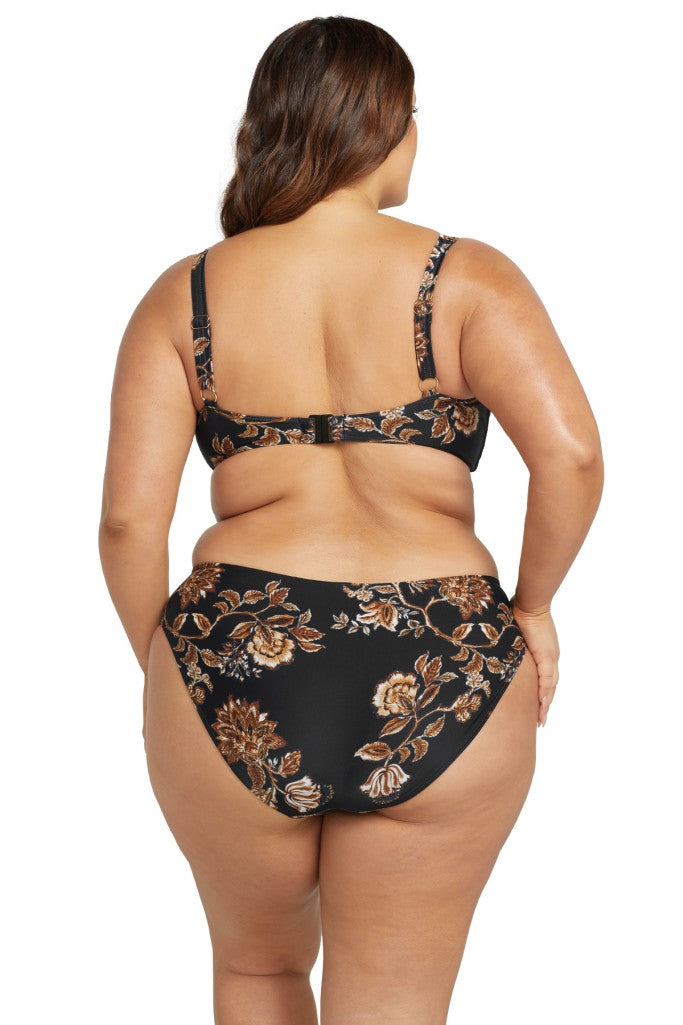 Artesands Monet Curve Fit Mid Rise Swim Pant - Chantique