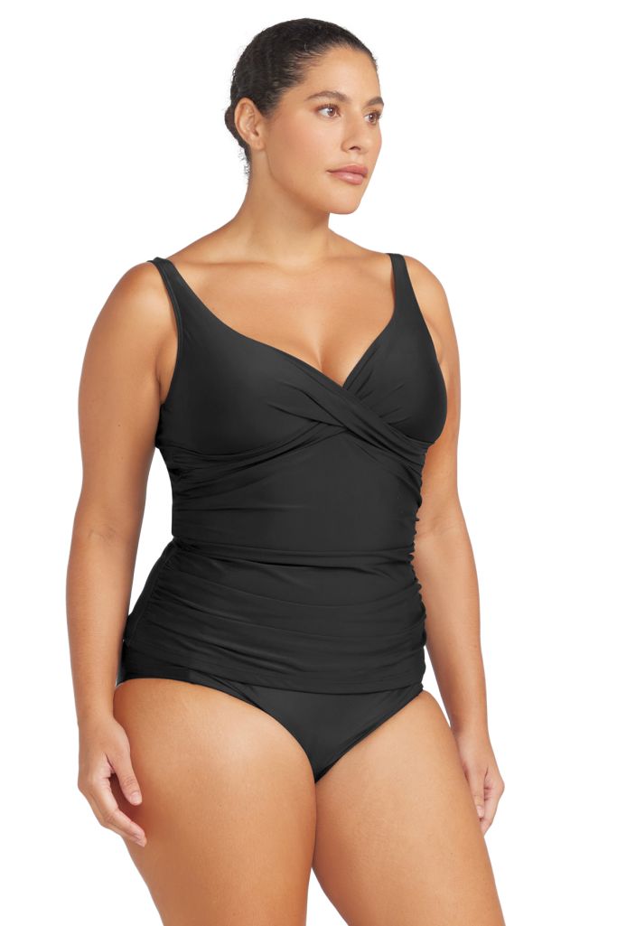 Artesands Delacroix Cross Front Tankini Top - Hues