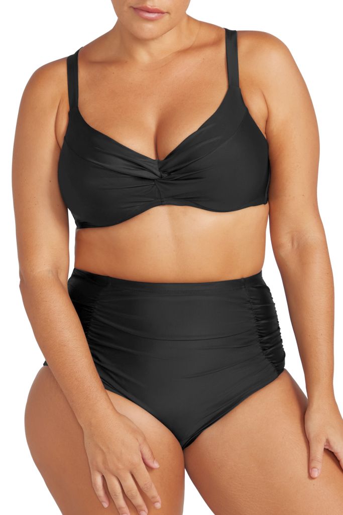 Artesands Raphael High Waist Rouched Swim Pant - Hues