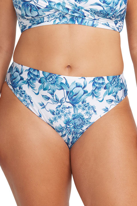 Artesands Bois De Croix Monet Curve Fit Mid Rise Swim Pant - Bois De Croix