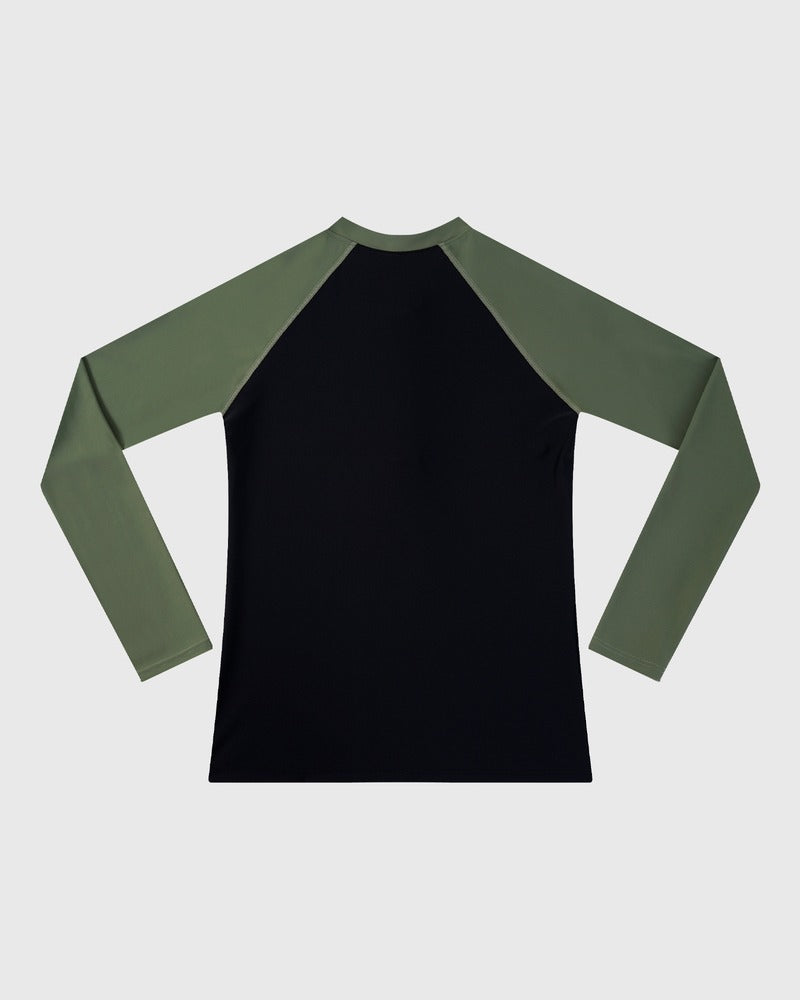 Aqua Blu Boys Long Sleeve Rash Vest - Building Blocks