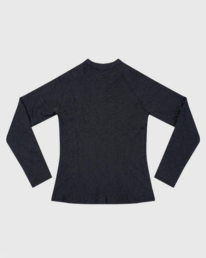 Aqua Blu Girls Long Sleeve Rash Vest - Stepping Stones
