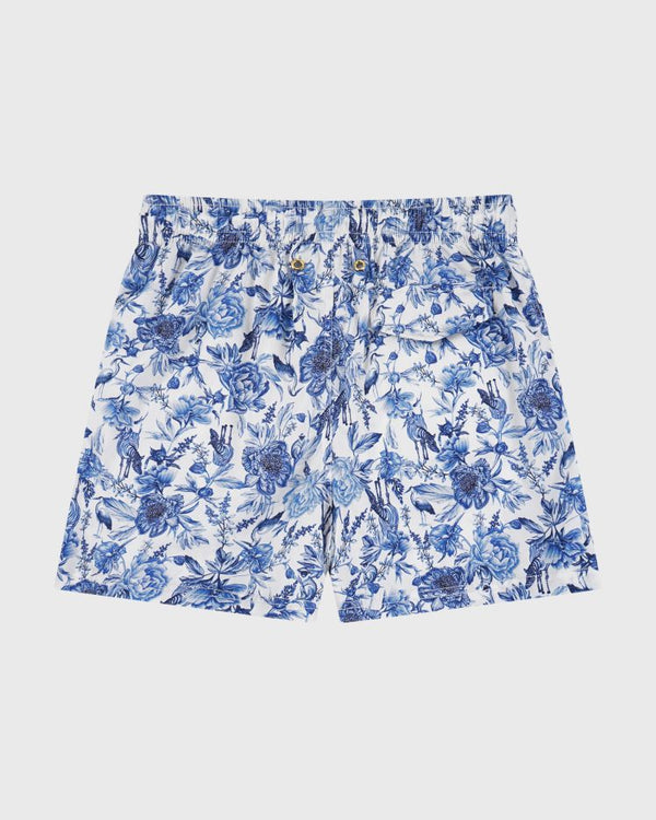 Aqua Blu Boardshort - Azalea - Splish Splash Swimwear