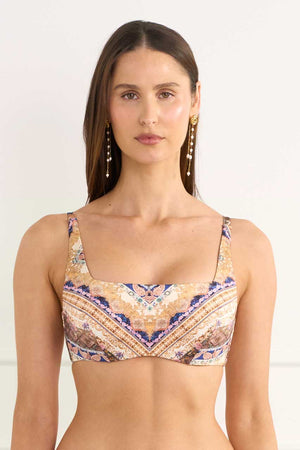 Aqua Blu Womens Malia Top - Entramado