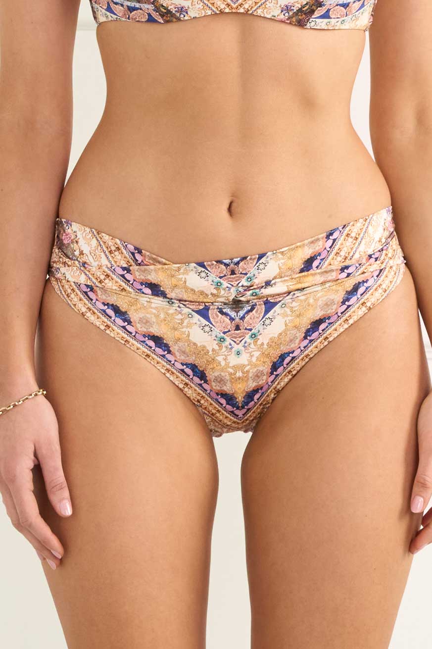Aqua Blu Womens Courtney Cross Front Pant - Entramado