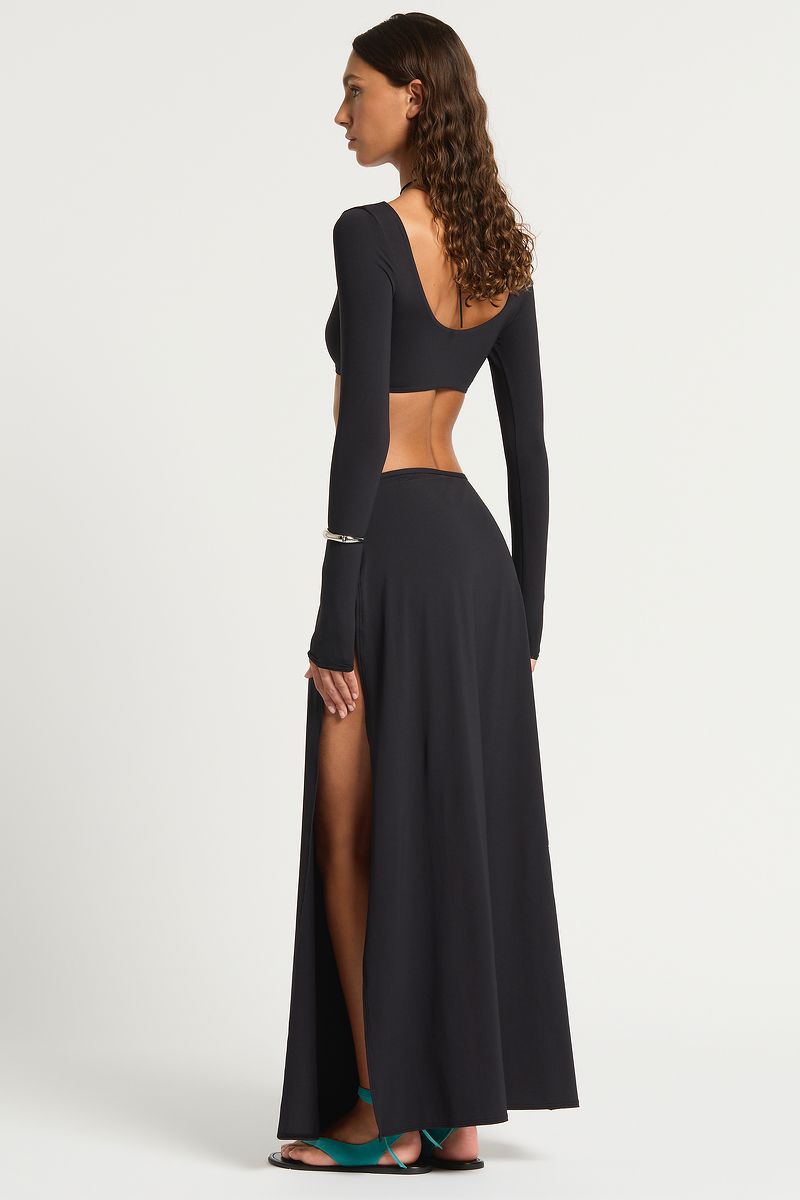 Bond-eye Wynn Maxi Skirt - Black