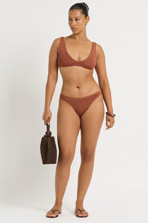 Bond-Eye Scout Crop - Ginger Lurex