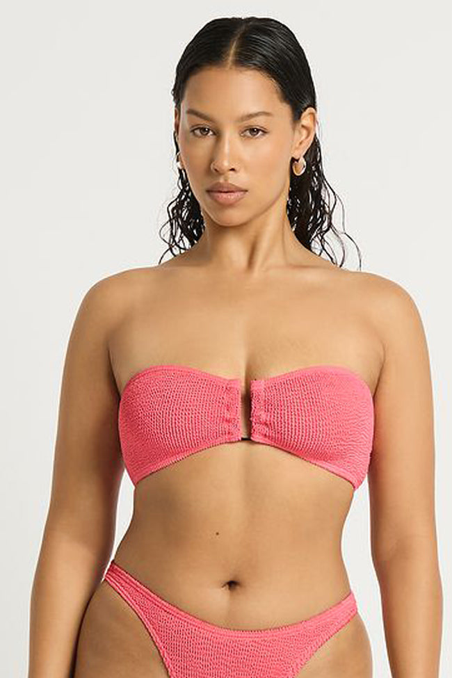 Bond-Eye Blake Bandeau - Coral Recycled