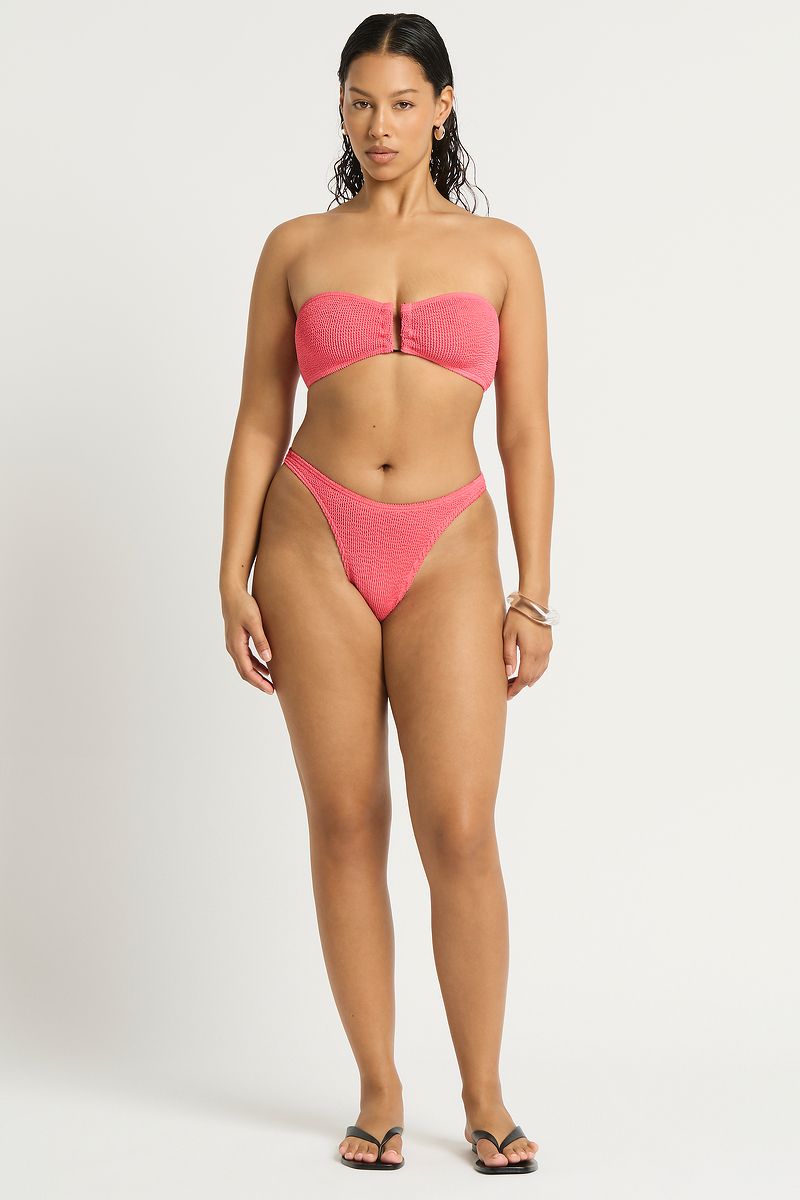 Bond-Eye Blake Bandeau - Coral Recycled