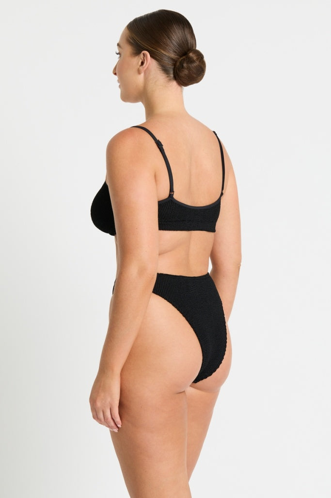 Bond-eye The Strap Saint Crop - Black Eco