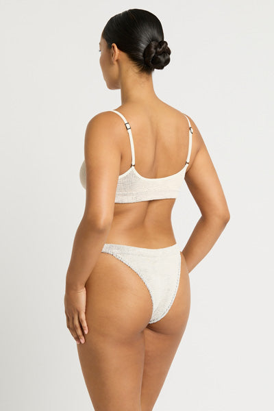 Bond-eye The Strap Saint Crop - Coconut Milk