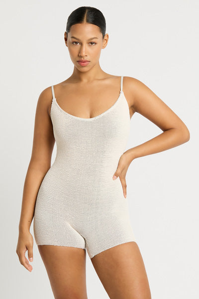 Bond-eye The Rene Playsuit - Coconut Milk