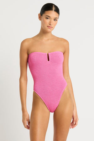 Bond-Eye The Blake One Piece - Candy Pink Recycled