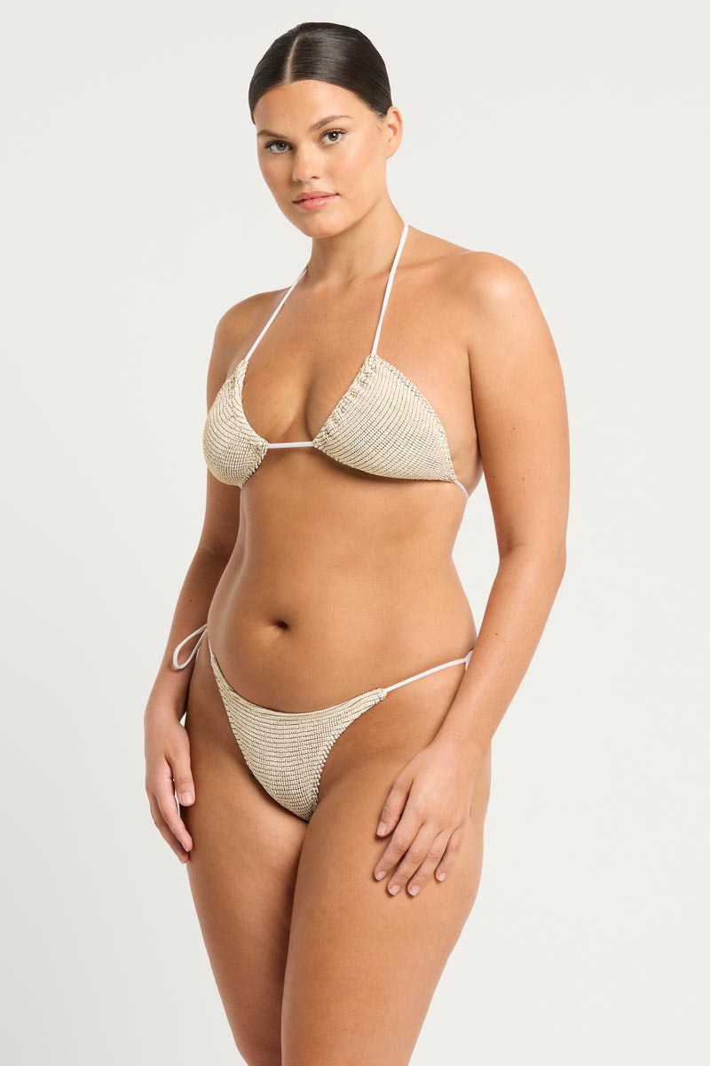 Bond-eye The Ingrid Tri - White Lurex