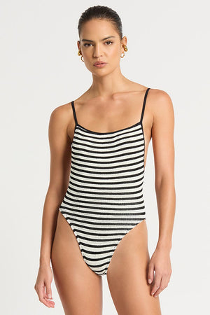 Bond-eye Pip 1Pce - Black Dot Stripe