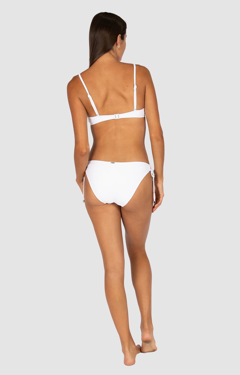 Baku Ladder Lace Hipster Tie Side Pant - Rococco