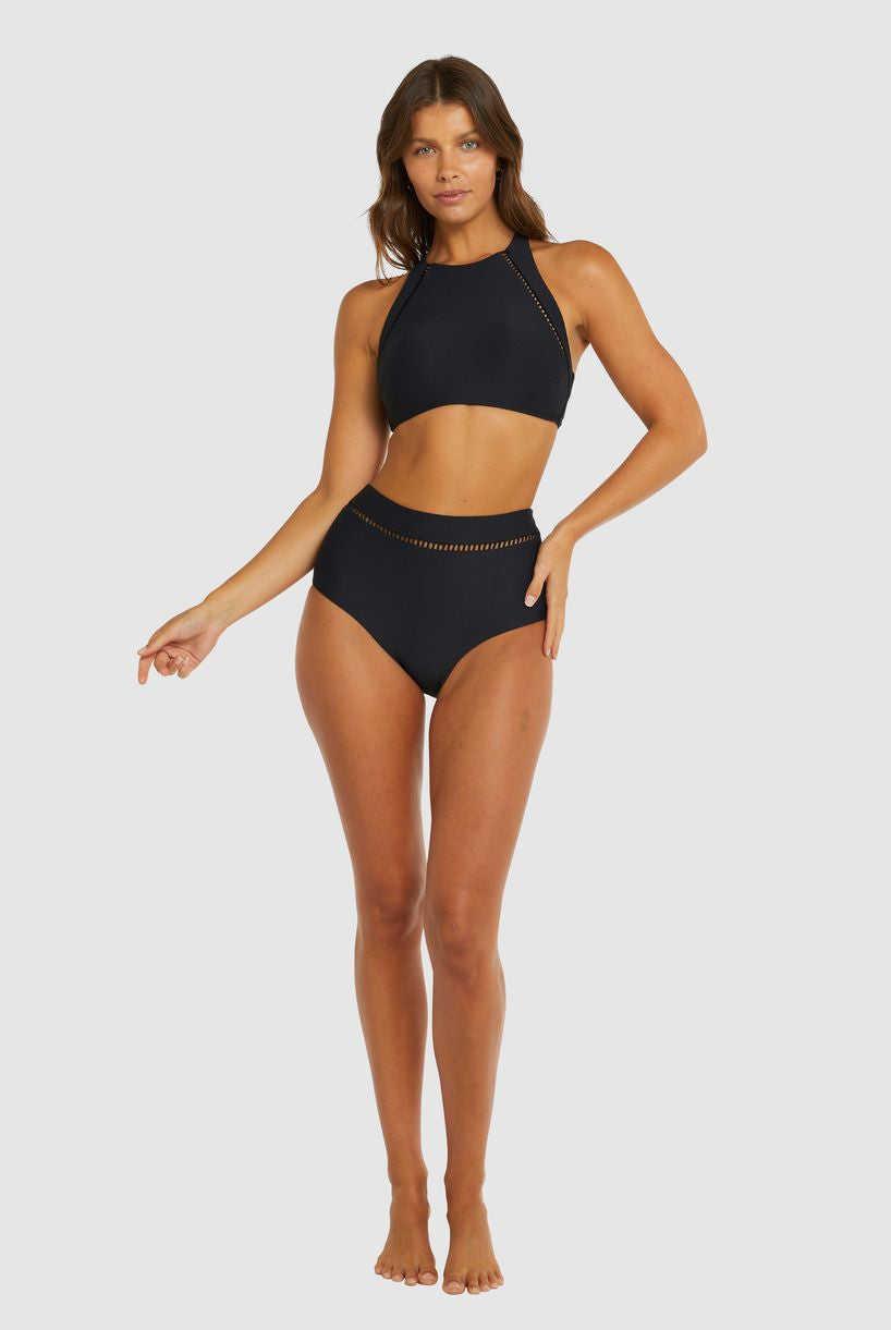 Baku High Neck Bra Bikini Top - Rococco
