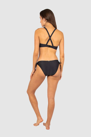 Baku Ladder Lace Hipster Tie Side Pant - Rococco